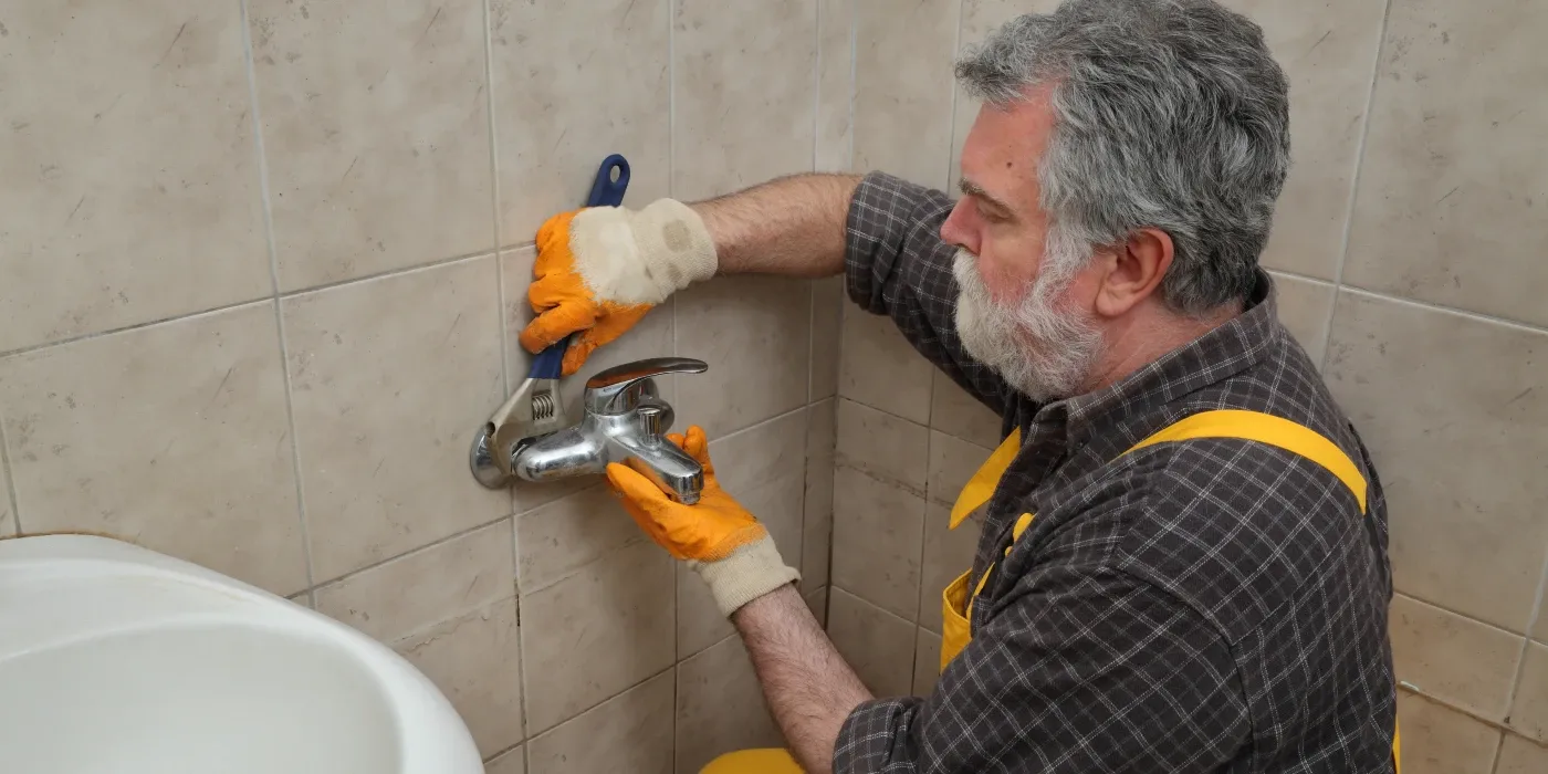 a male plumber technician smiling at the camera from Emergency Plumber Austin in Austin, TX - Commercial Toilet replacement