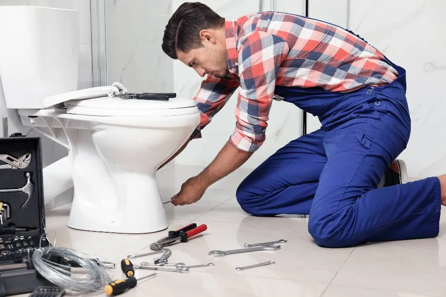 male plumber fixing a sink pipe from Emergency Plumber Austin in Austin, TX - Emergency Water Heater Repair