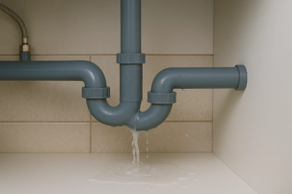water leaking from PVC pipes water leaking from PVC pipes