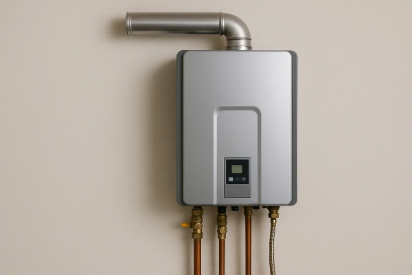 a tankless water heater a tankless water heater
